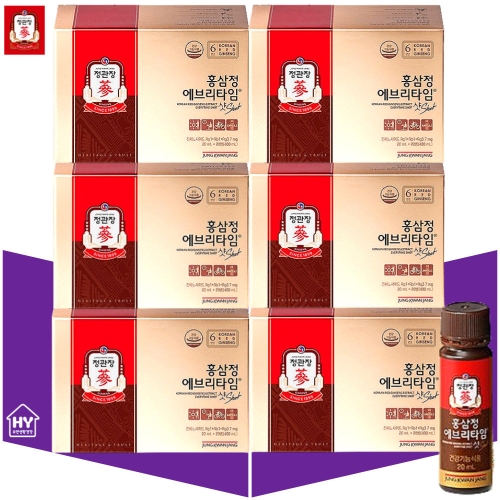 정관장 홍삼정 에브리타임 샷 20ml 20병 (6개)_이미지