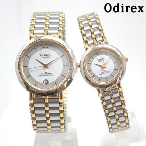 Odirex  무상AS보증 오디렉스 국산 18K 골드 사파이어글라스 메탈손목시계 남성여자여성선물 ORD-A18K