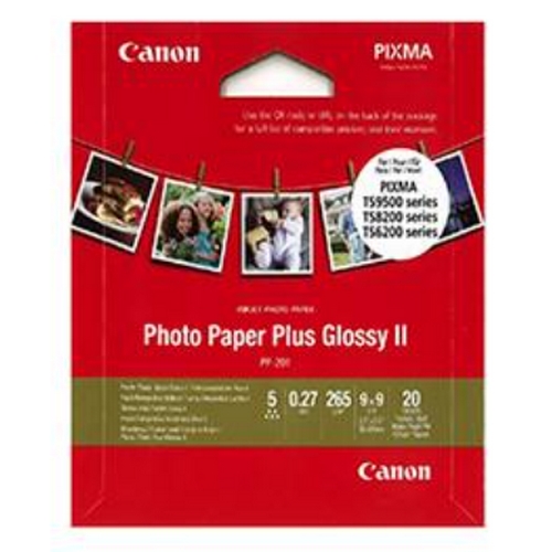 캐논 정품 PP-201 포토용지 3.5SQ 3.5x3.5 (20매)