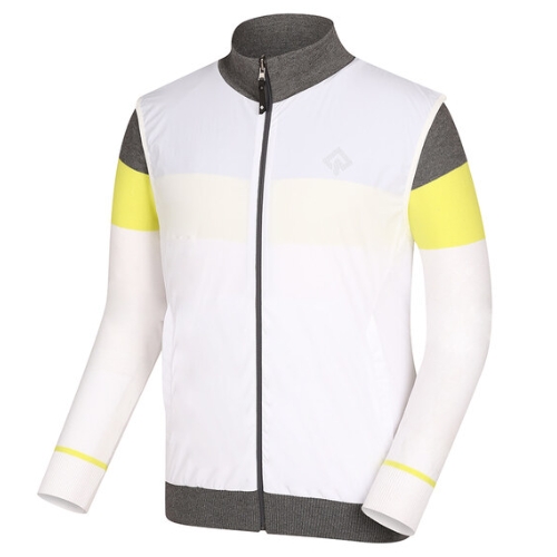 레노마 레노마골프 리버시블 하이브리드 니트 집업 가디건 RMSCL1251 (101, 화이트)