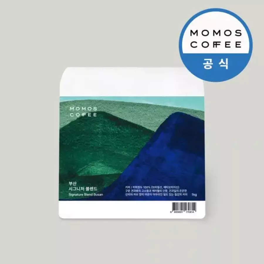 모모스커피 부산 블렌드 스페셜티 원두 1kg [1개]