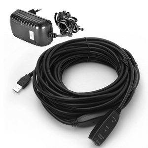 이지넷유비쿼터스 넥스트 NEXT-USB USB 2.0 리피터 케이블 (15m)_이미지