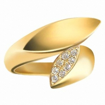 브리앙 14K 유니크 다이아몬드 반지_이미지