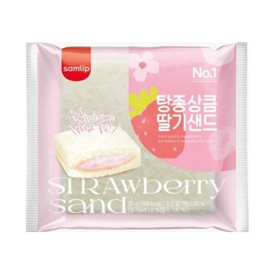 SPC삼립 탕종 상큼 딸기 샌드 95g
