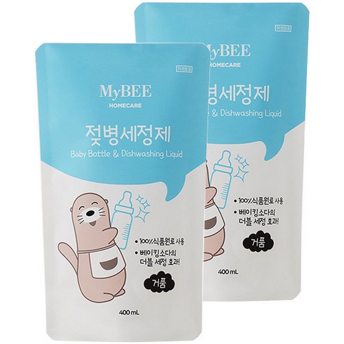 마이비 젖병세정제 거품형 리필 400ml (2개)_이미지