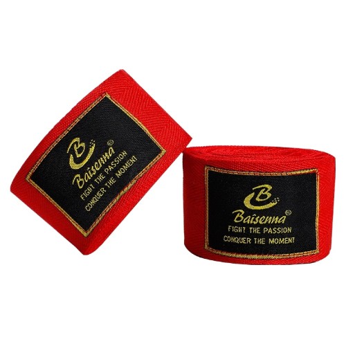 BAISENNA 시크 미니멀 복싱 무에타이 핸드랩 5m (빨간색)_이미지