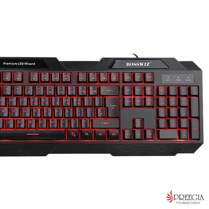 ���̿��ڸ��� BOSSWIZ K9 LED ���̹� Ű����