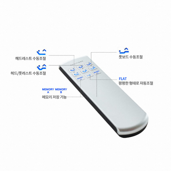 채우리 푹쉼 허밍 헤드B 모션베드 SS+SS (메모리폼)_이미지