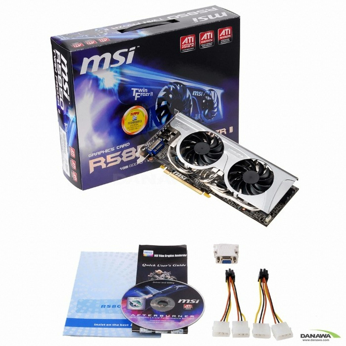 MSI 라데온 HD 5850 R5850 D5 1GB Twin Frozr2 대원_이미지