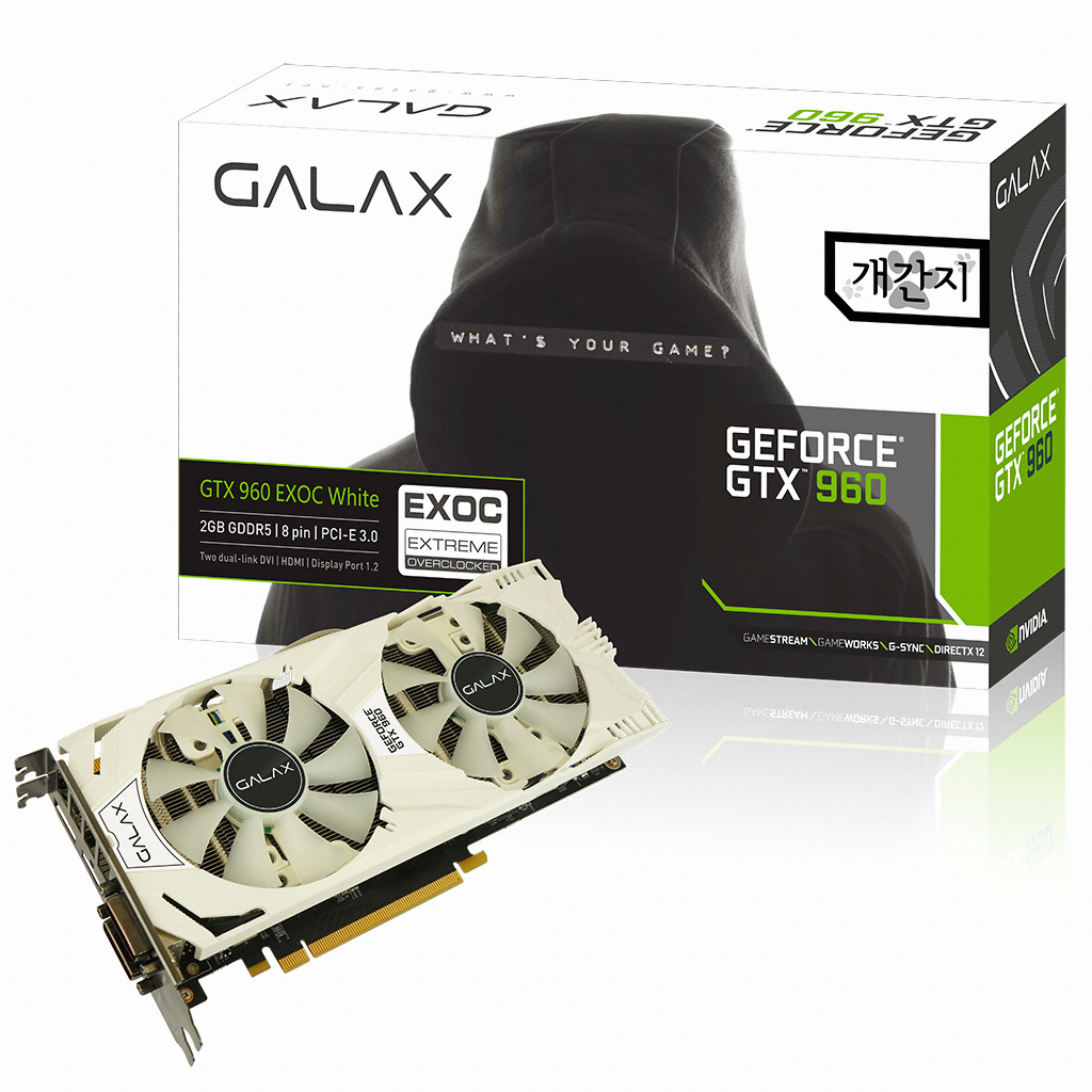 갤럭시 GALAX 지포스 GTX960 개간지 EXOC D5 2GB_이미지