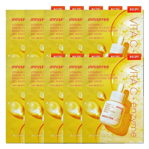 아모레퍼시픽 이니스프리 비타민C 세럼 겔 마스크 25ml (10매)