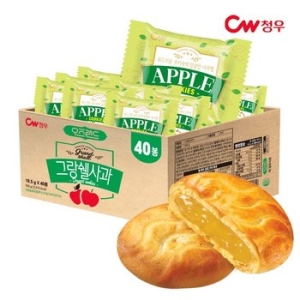 청우식품 오즈랜드 그랑쉘 사과잼 쿠키 780g