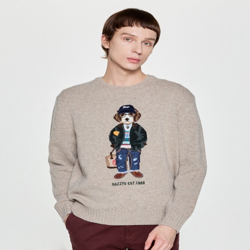 헤지스레이디스 HARRY 슬론 레인저 해리 인타샤 니트 HZSW5D751I2