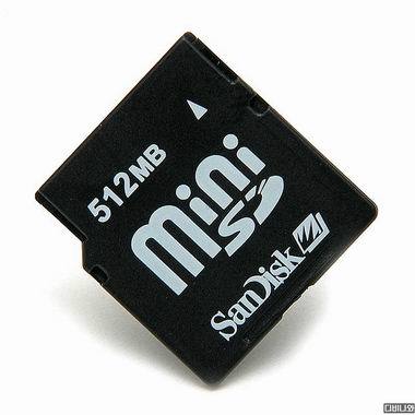 Sandisk mini SD (512MB)_이미지