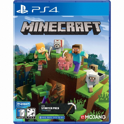 마인크래프트 스타터 컬렉션 한글판 PS4, 패키지디스크_이미지
