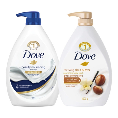 도브 바디워시 뷰티너리싱 1L + 쉐어버터 1850036 J