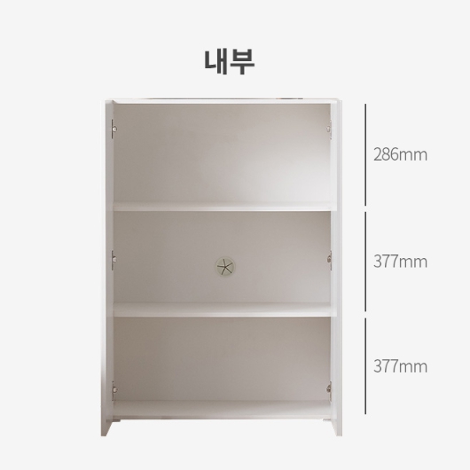 아씨방가구 샌프란 3단 높은 틈새 수납장 풀세트 2300_이미지