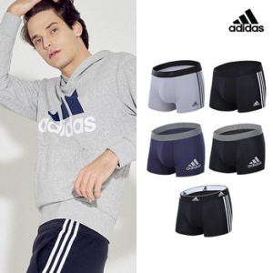 퍼포먼스 남성 블랙 에센셜 드로즈 5종 세트_ADMYIBM17