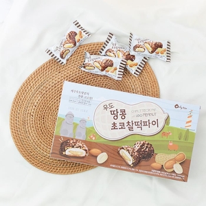 제주푸드마씸 제주도 간식 초코 파이 우도 땅콩 초코 찰떡파이_이미지
