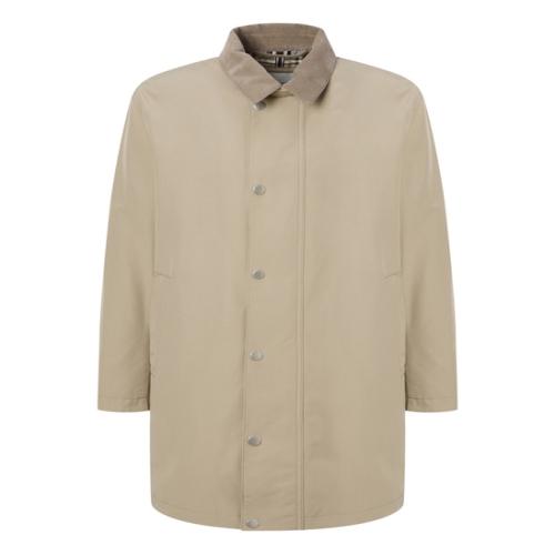 LF 헤지스 남성 탈착내피 면혼방 하프코트_HZCO5A101I2