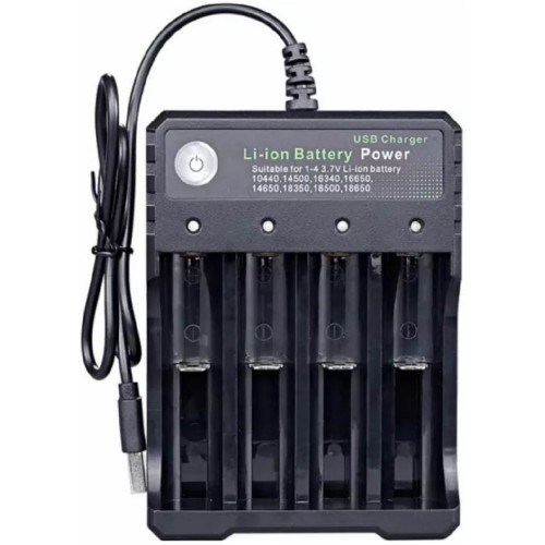 18650 배터리 충전기 4구