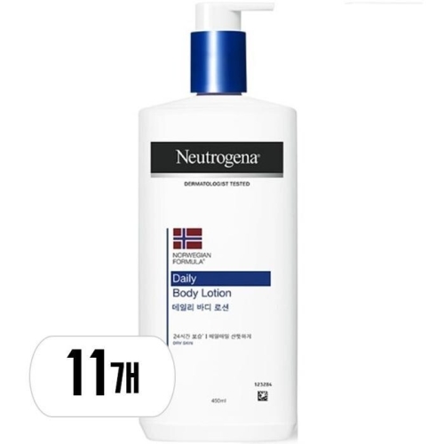 뉴트로지나 노르웨이전 포뮬러 데일리 바디로션 450ml (11개)_이미지