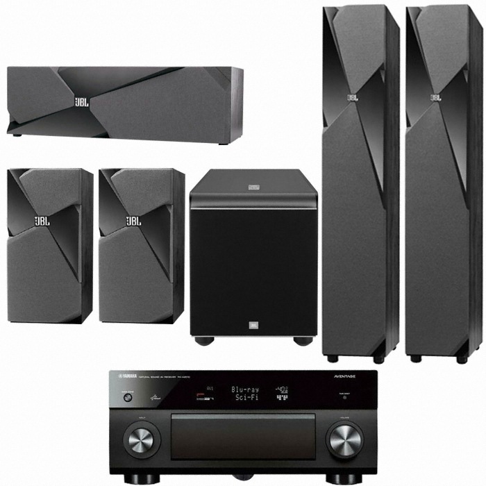 JBL Studio 190 5.1채널 + 야마하 AV리시버 (RX-A2010, ES250P)_이미지