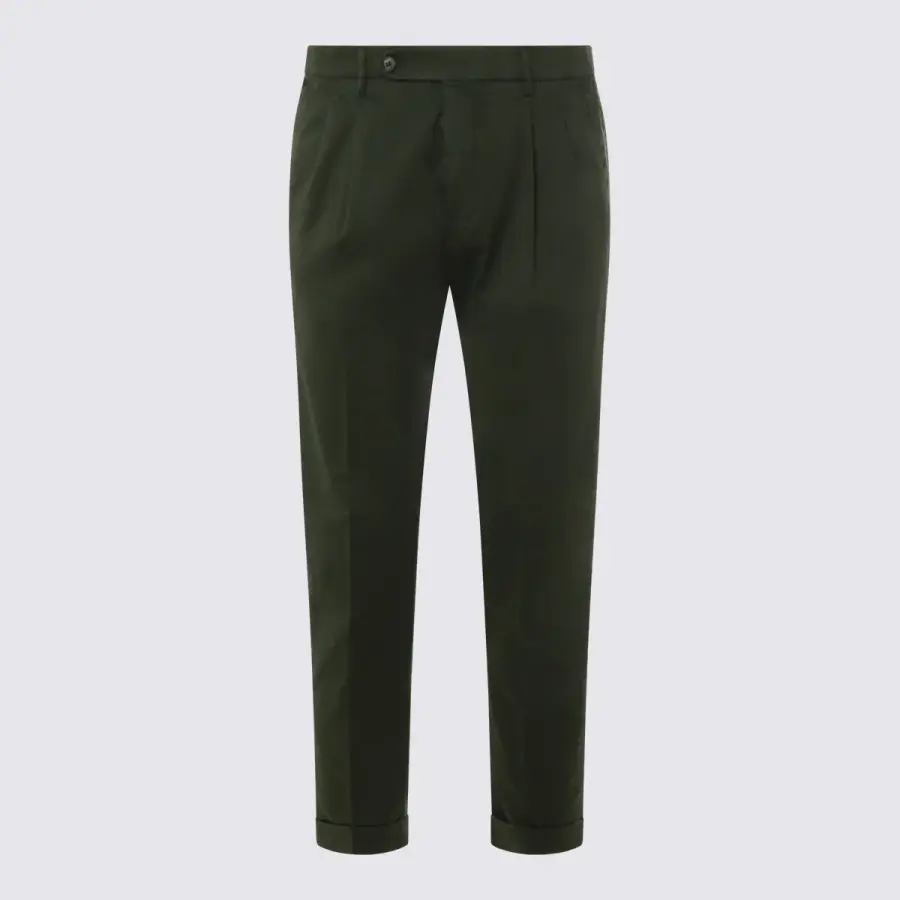 GTA IL PANTALONE GREEN COTTON PANT LUCA61512759H Verde