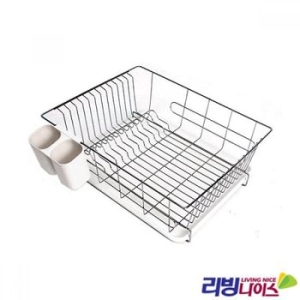 식기건조대 pp 스테인리스 1단 건조망 식기건조대 S19370987