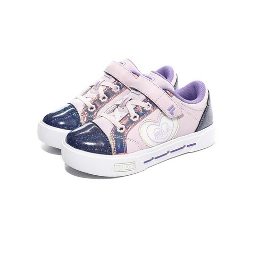 키즈 꼬모 라이트 하트 운동화 PURPLE