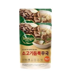 CJ제일제당 비비고 소고기 듬뿍 무국 500g (2개)_이미지