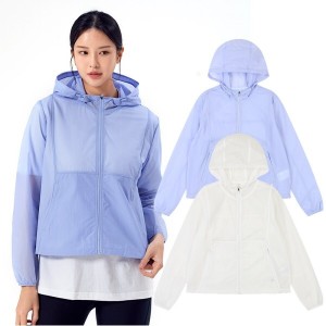 콜핑 크롭 경량 바람막이 등산 후드 자켓 카이라 KVJ6362W_이미지