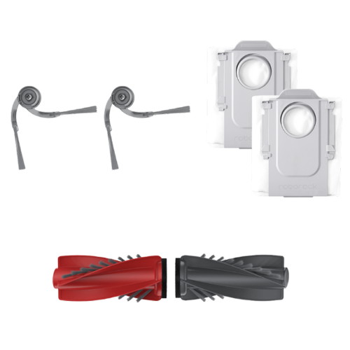 로보락 S9 MaxV Ultra 전용 더스트백+메인브러쉬+사이드브러쉬 소모품 3종 세트