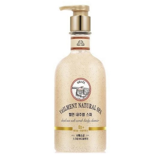 온더바디 벨먼 내추럴 스파 사해소금 스크럽 바디클렌저 600g (1개)