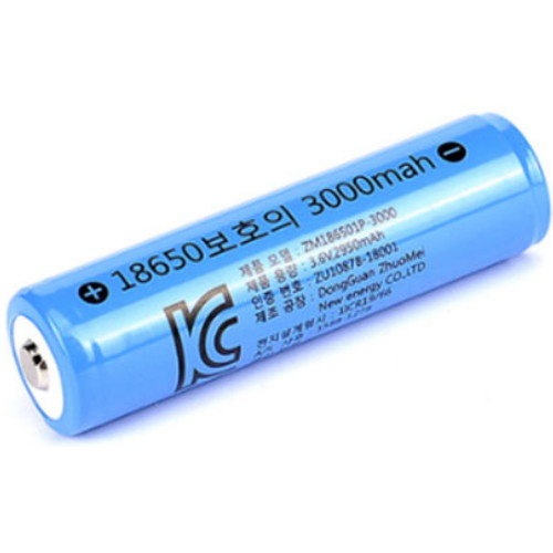 [불명] 리튬이온 18650 보호회로 충전 건전지 3000mAh (벌크)