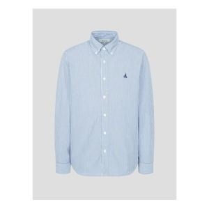 빈폴 남성 시어서커 스트라이프 셔츠 블루_BC5364C18P_이미지