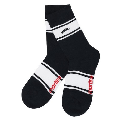 마틴골프  컬러 블럭 중목 양말 QMAESC10649