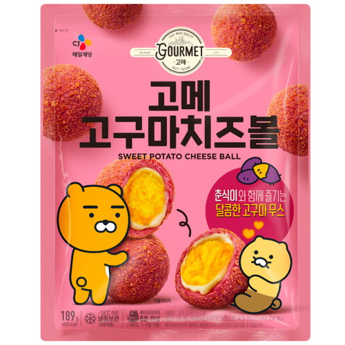 CJ제일제당 고메 x카카오 고구마 치즈볼 189g (1개)_이미지