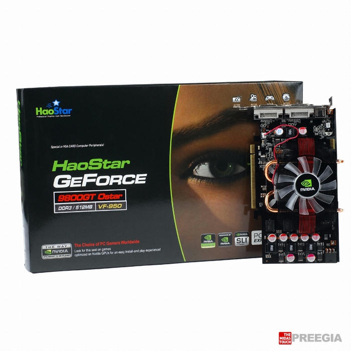 HAOSTAR 지포스 9800GT Ostar DDR3 512MB VF950_이미지