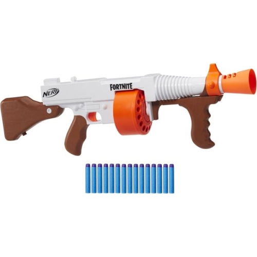 너프 포트나이트 DG 다트 블래스터 15발 회전식 드럼 펌프 액션 다트 15발 159918