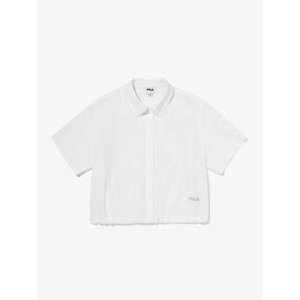 시어서커 세미크롭 자켓 데일리 반팔 크롭 셔츠자켓 FS2JKG2451F_OWH