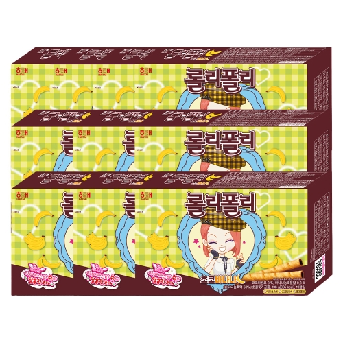 해태제과 롤리폴리 초코바나나 196g (10개)_이미지