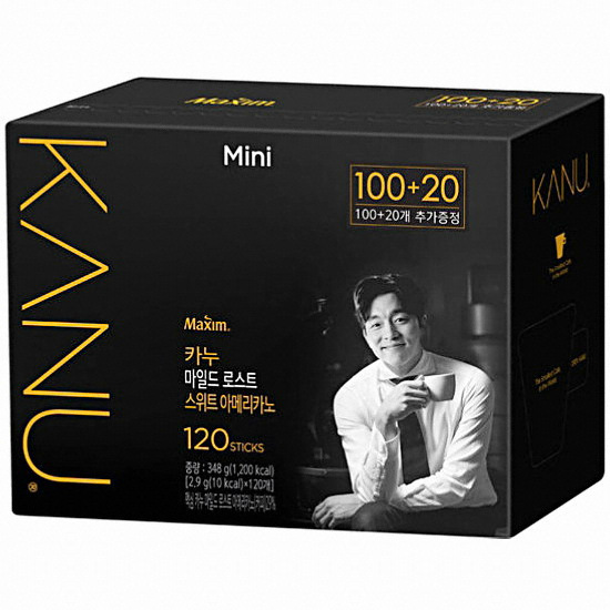 동서식품 카누 미니 마일드 로스트 스위트 아메리카노 120개입 (4개)