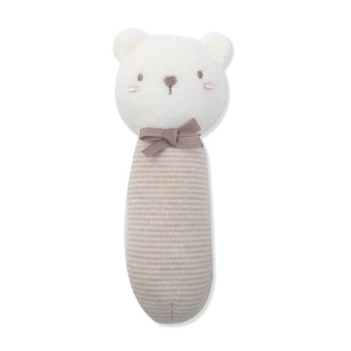 중동텍스타일 오가닉맘 MIF7NM02 모카베어막대딸랑이