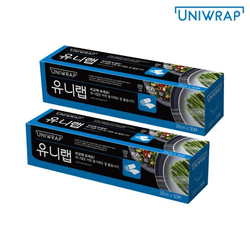 테이팩스 유니랩 가정용 20cm x 50m (2개)