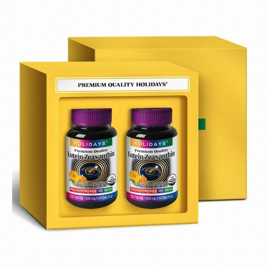 홀리데이즈 루테인 지아잔틴 60캡슐 2개입 세트 (1개)