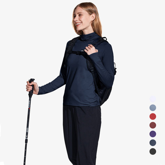 테슬라 자외선차단 후드 긴팔 티셔츠 TM-FTH02_이미지