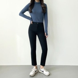 카린 윈터소재 컴포트다크 일자 바지 WFJU7KS