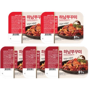 주현푸드 하남쭈꾸미 보통매운맛 500g x 2개 + 매운맛 500g x 3개 (1개)_이미지