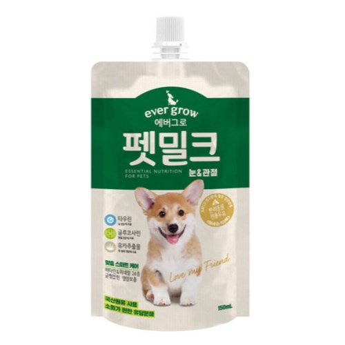 부명 에버그로 펫밀크 눈&관절 150ml (3개)